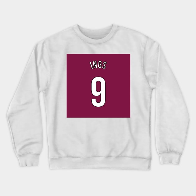 Ings 9 Home Kit - 22/23 Season Crewneck Sweatshirt by GotchaFace